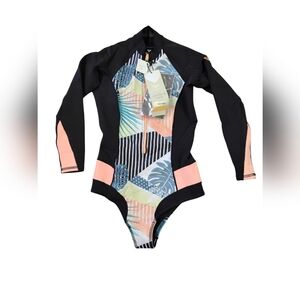 1mm POP Surf - Long Sleeve Front Zip Bikini Cut Shorty